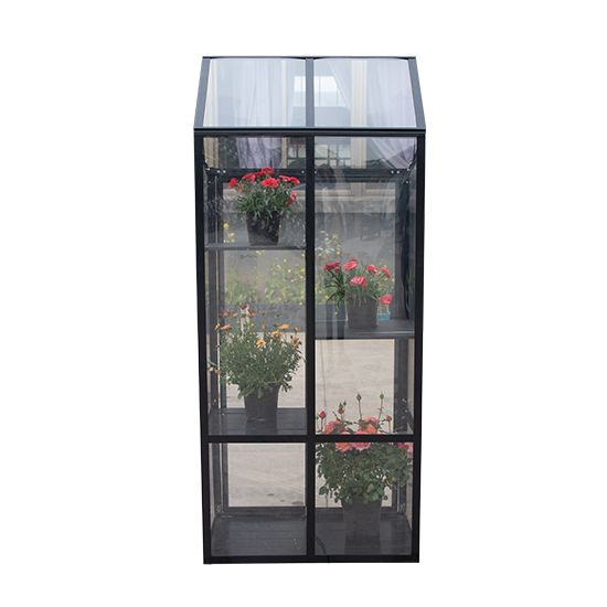 Cabinet style flower house